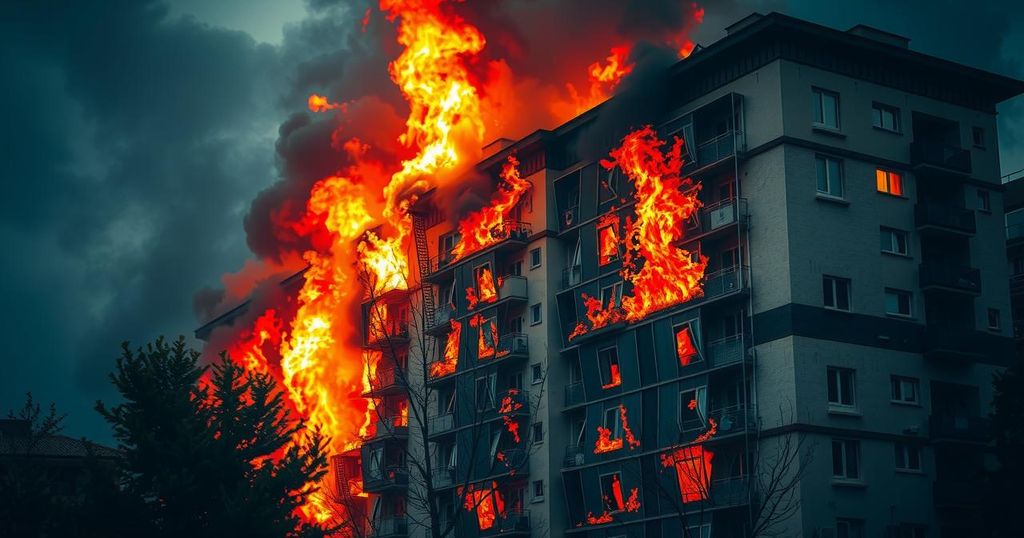 Пожар в Берлине: чердак в дыму и жильцы в безопасности